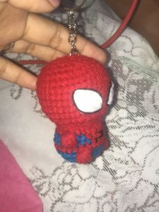 Crochet Spider-Man Keychain