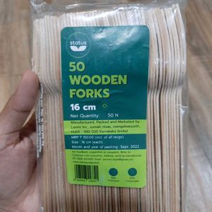 Brand New Aluminium Containers &amp; Wooden Forks