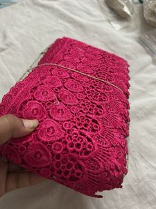 Pink Lace Border