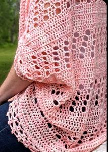 Pink shrug