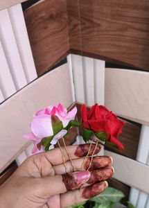 Artificial Roses - Pink &amp; Red