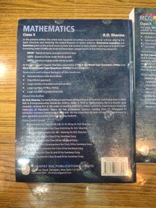 R.D. Sharma Class 10 Maths Combo + MCQ Book