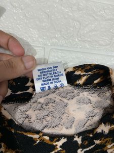 Women Tiger Print Top