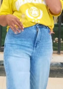 Vibrant Yellow Graphic T-Shirt