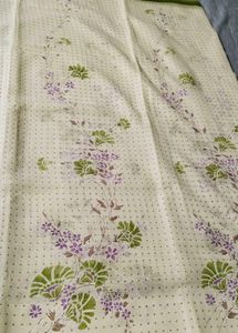 fix rate Floral  cotton Print Saree without blouse