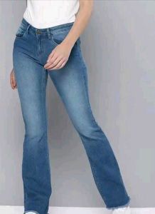 SALE FOR 24 HOURS Women Blue Bootcut Jeans