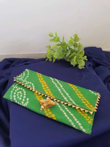 Set of 2 Bandhani Clutches | Ethnic