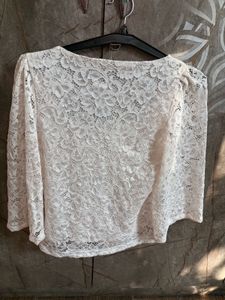 Elegant Lace Square Neck Top