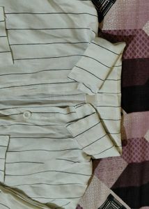 Classic Striped Button-Up Shirt