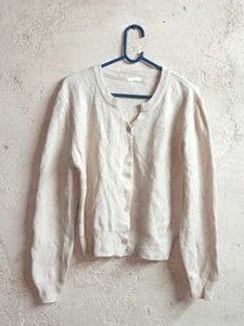 Cozy Cream Knit Cardigan Sweater