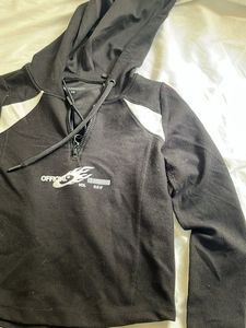 Black Graphic Hoodie