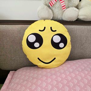 Cute Emoji Throw Pillow