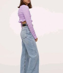 H&M Smocked Crop Top