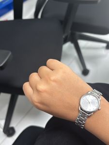 Fossil Silver Analogue Watch - Tailor Mini
