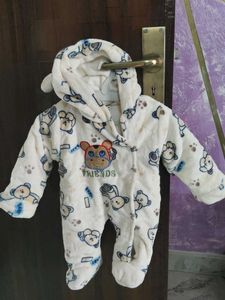 Cozy Teddy Bear Baby Robe