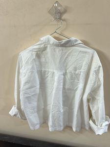 Classic White Cropped Shirt