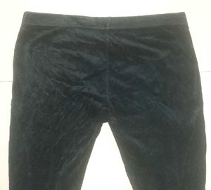 🖤 Y2K Velvet Black Low-Rise Leggings - Women
