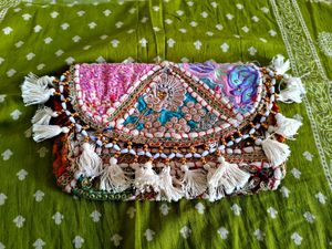 Decorative Embroidered side purse