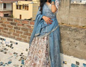 New Sequins And Embroidery Work Lahenga