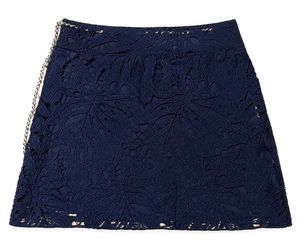 Navy Blue Lace Skirt (offer price for limited time