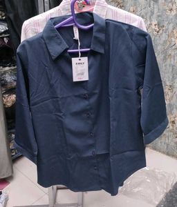 Elegant Navy Blue Shirt