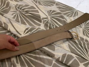H&amp;M Stylish Suede Belt with Gold Buckle
