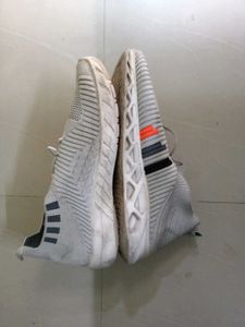 Stylish White Knit Sneakers