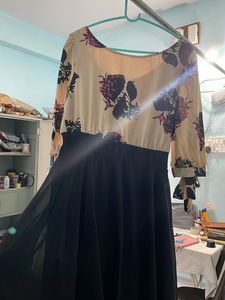 black party wear onepiece dress