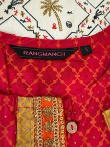 Vibrant Pink Printed Kurta
