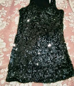 Very Fancy Sequin Work Tank Top