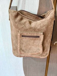 Suede Boho Crossbody Bag