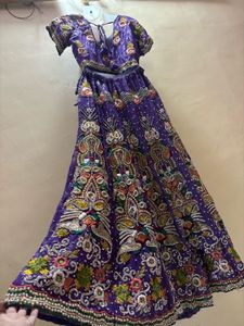 Exquisite Purple Embroidered Lehenga Choli