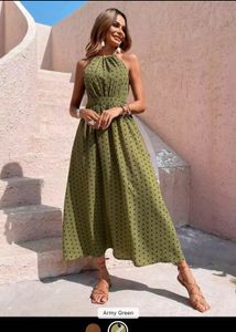 Polka Dot Maxi Dress
