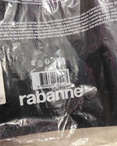 Paco Rabbane Stylish Black Tote Bag