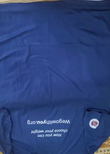 Blue T-Shirt with Motivational Print