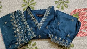 New Teal Kurta Set