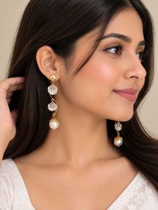 Elegant Pearl Drop Earrings