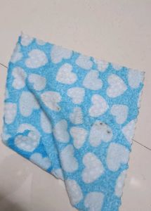 Cute Blue Heart Pattern Cloth