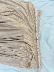Shimmering Metallic Dhoti Pants