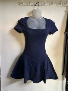 drop🔥Tailored 🌟❤️‍🔥scoop neck Skater Dress