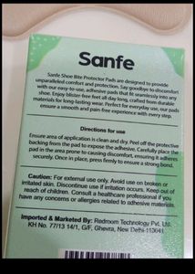 shoe bite  protector pads 2pairs