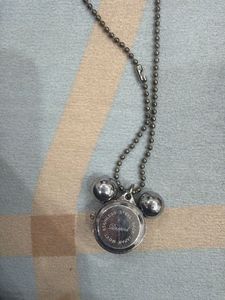 Mickey Mouse ek watch Pendant Necklace with Box