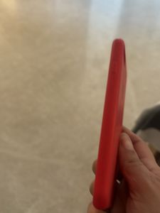 Red Silicon Original Phone Case iPhone 7 Or 8