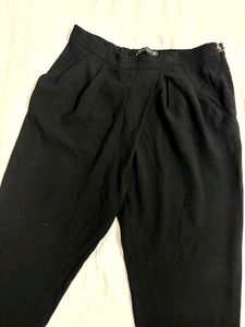 Zara Black Trousers/ Pants