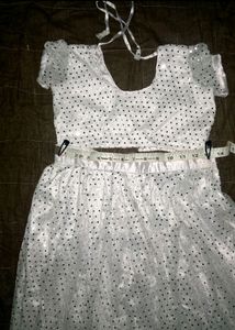 Sparkly White Party Dress