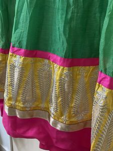 Elegant Green Anarkali Kurti