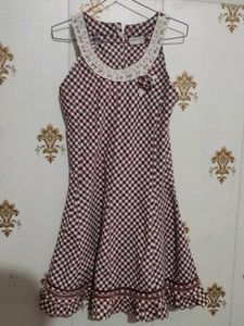 Cute Gingham Mini Dress