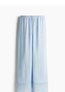 Blue Striped Pajama Pants