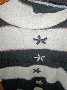 Striped Turtleneck Sweater