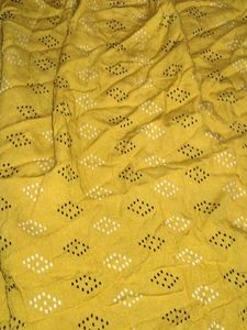 Yellow Printed Kurta